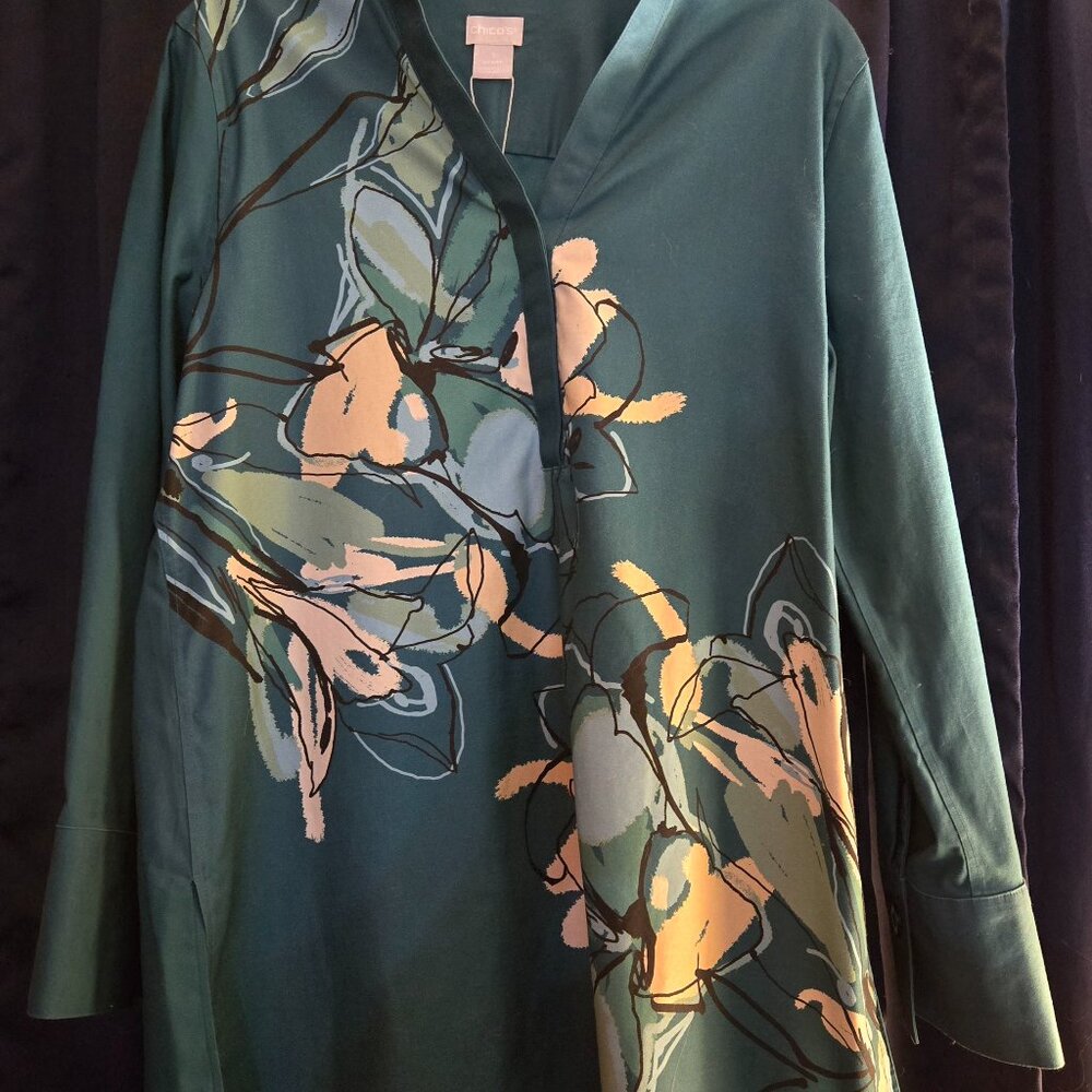 Brand new. Chico's, long sleeve tunic